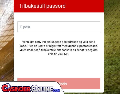 55Bet Casino Problemer med innlogging