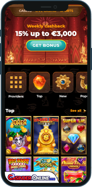 AmunRa Casino Mobilapp