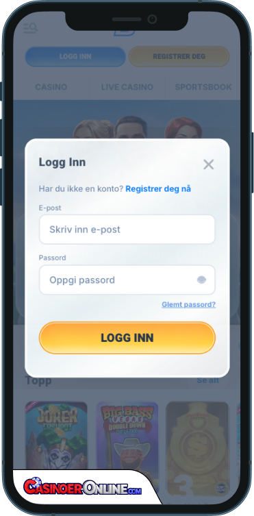 Beteum Casino Logg på