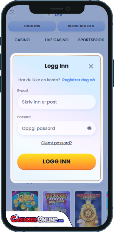CasinoLab Casino Logg på