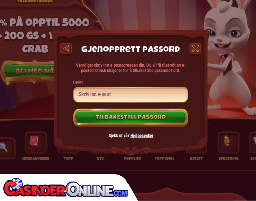 Magius Casino Problemer med innlogging