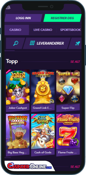 NaoBet Casino Mobilapp