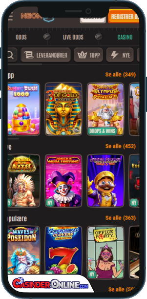 Neon54 Casino Mobilapp