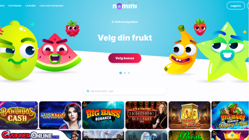 Nomini casino Kort anmeldelse