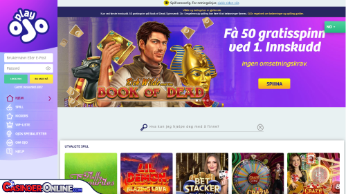 PlayOJO casino Kort anmeldelse