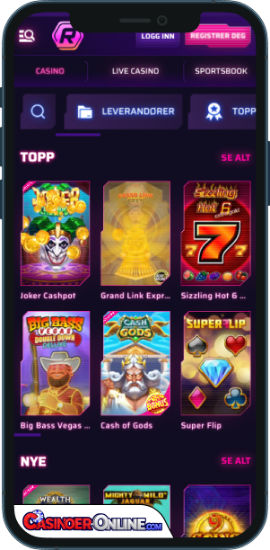 Roby Casino Mobilapp