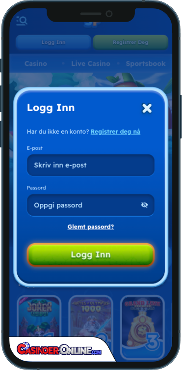 SpinFest Casino Logg på