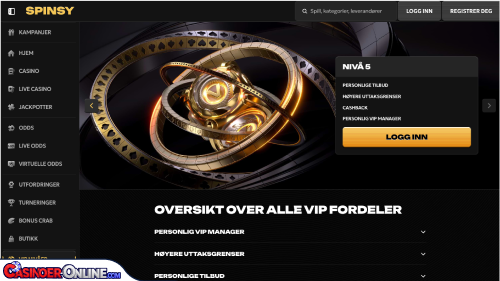 Spinsy Casino Vip-programmet