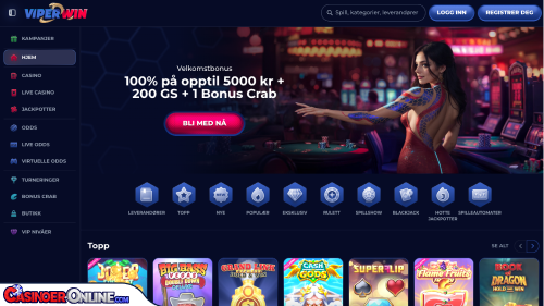 ViperWin casino Kort anmeldelse