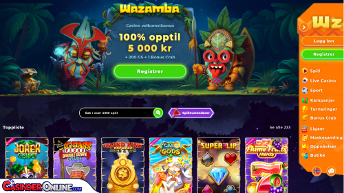 Wazamba casino Kort anmeldelse