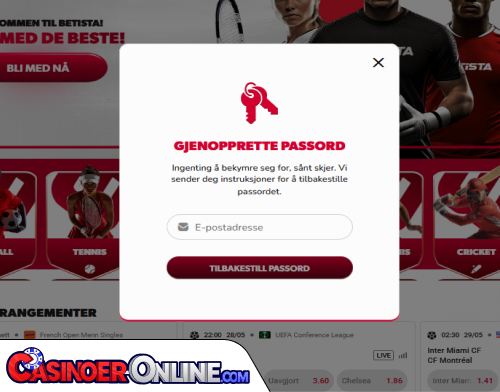 Betista Casino Problemer med innlogging