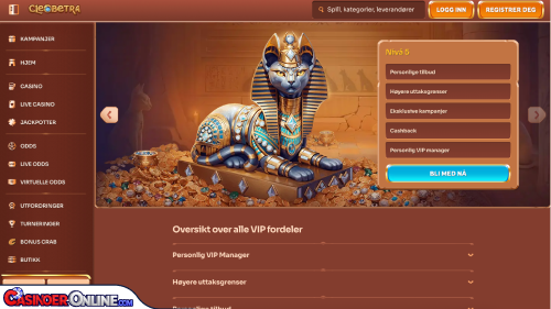 CleoBetra Casino Vip-programmet