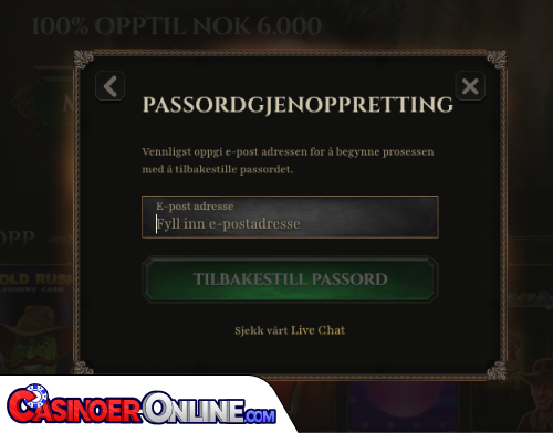 Kyngs Casino Problemer med innlogging
