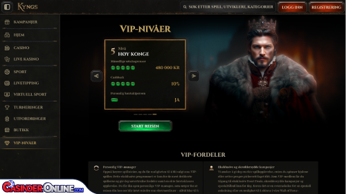 Kyngs Casino Vip-programmet