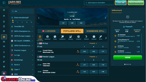 LaraBet Casino Sports