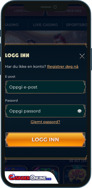 MonsterWin Casino Logg på