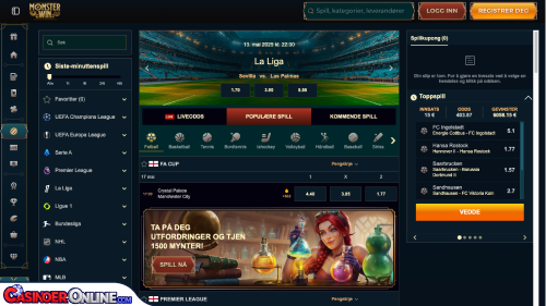 MonsterWin Casino Sports