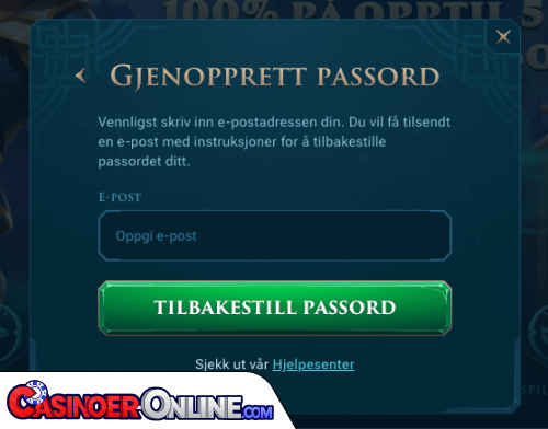 Slotuna Casino Problemer med innlogging
