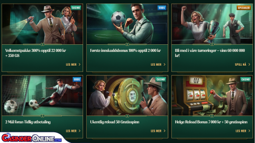 SpyBet Casino Bonuser