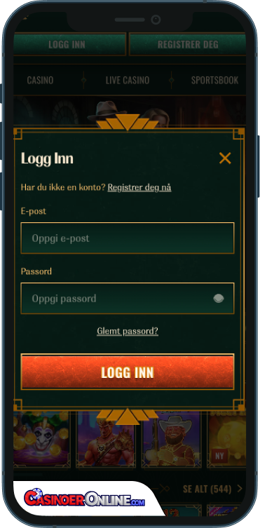 SpyBet Casino Logg på
