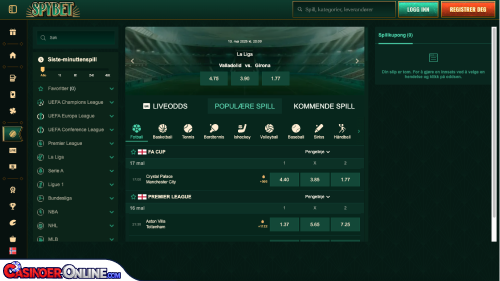 SpyBet Casino Sports