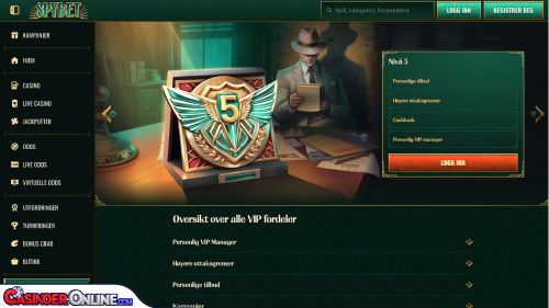 SpyBet Casino Vip-programmet