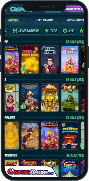 Caspero Casino Mobilapp