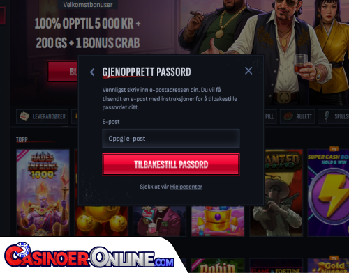 Mafia Casino Problemer med innlogging