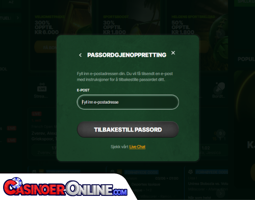 MyLuck Casino Problemer med innlogging