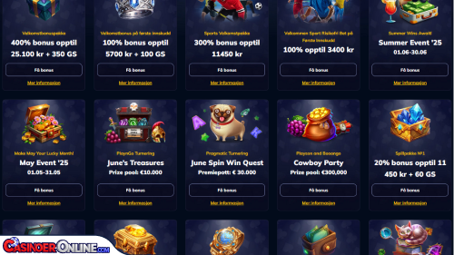RioAce Casino Bonuser