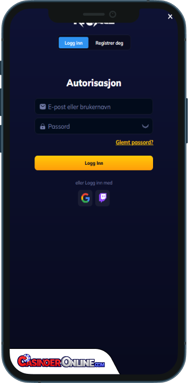 RioAce Casino Logg på