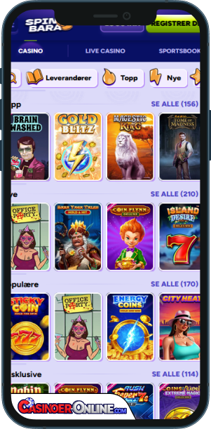 Spinbara Casino Mobilapp