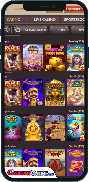 ViciBet Casino Mobilapp