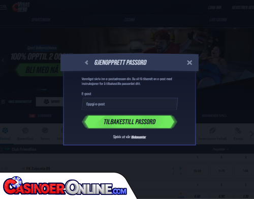 VegasHero Casino Problemer med innlogging