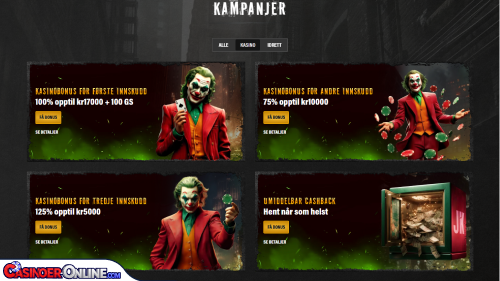 Jokery Casino Bonuser