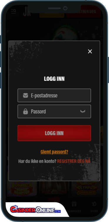 Jokery Casino Logg på