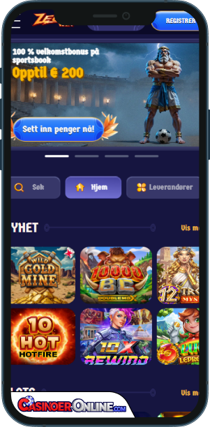 ZeusWin Casino Mobilapp