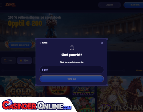 ZeusWin Casino Problemer med innlogging