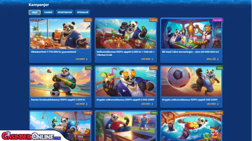 Pandido Casino Bonuser
