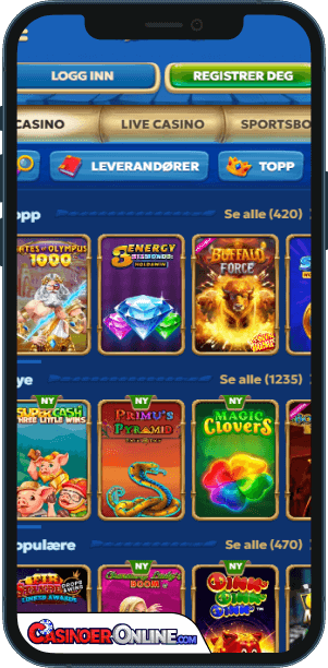 Pandido Casino Mobilapp