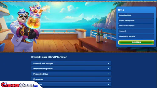 Pandido Casino Vip-programmet