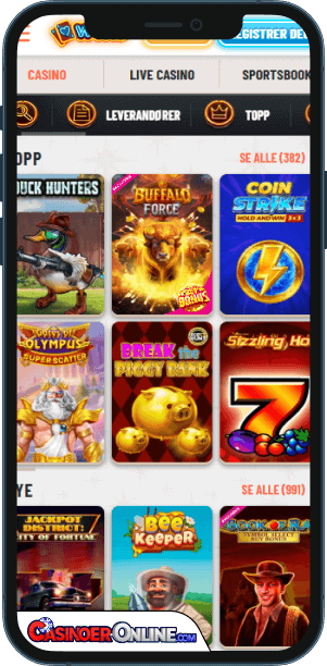 Wyns Casino Mobilapp