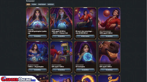 AstroMania Casino Bonuser