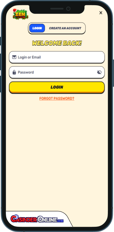 GambleZen Casino Logg på