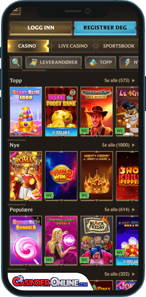 Realz Casino Mobilapp