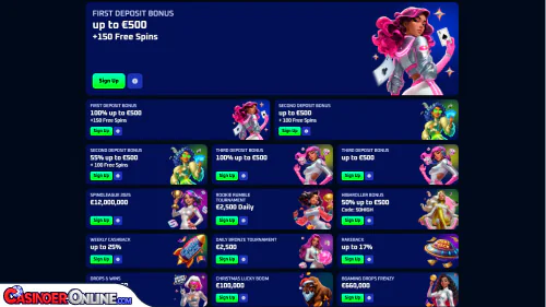 Spinwinera Casino Bonuser