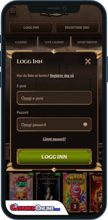 Lanista Casino Logg på