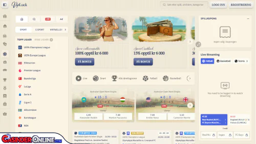 VipLuck Casino Sports