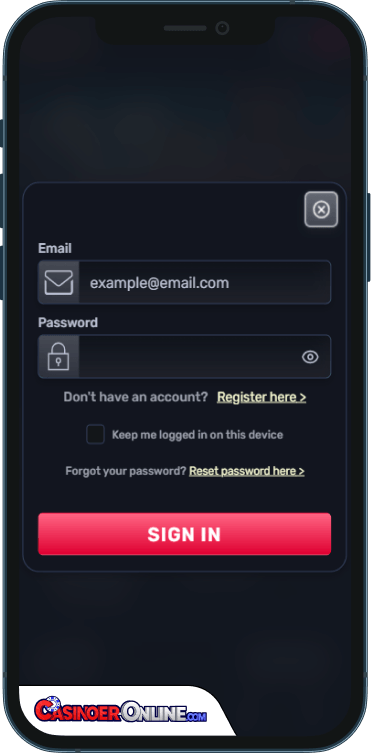 TheSlotz Casino Logg på