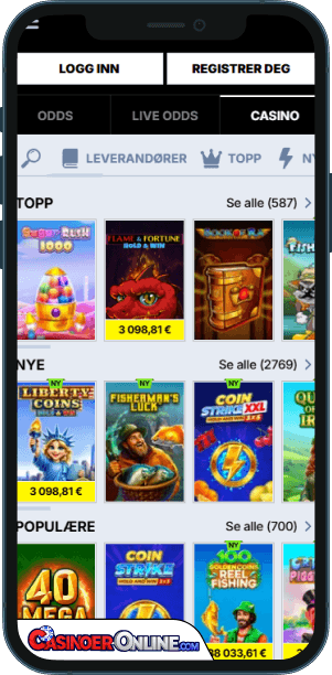 Zoccer Casino Mobilapp